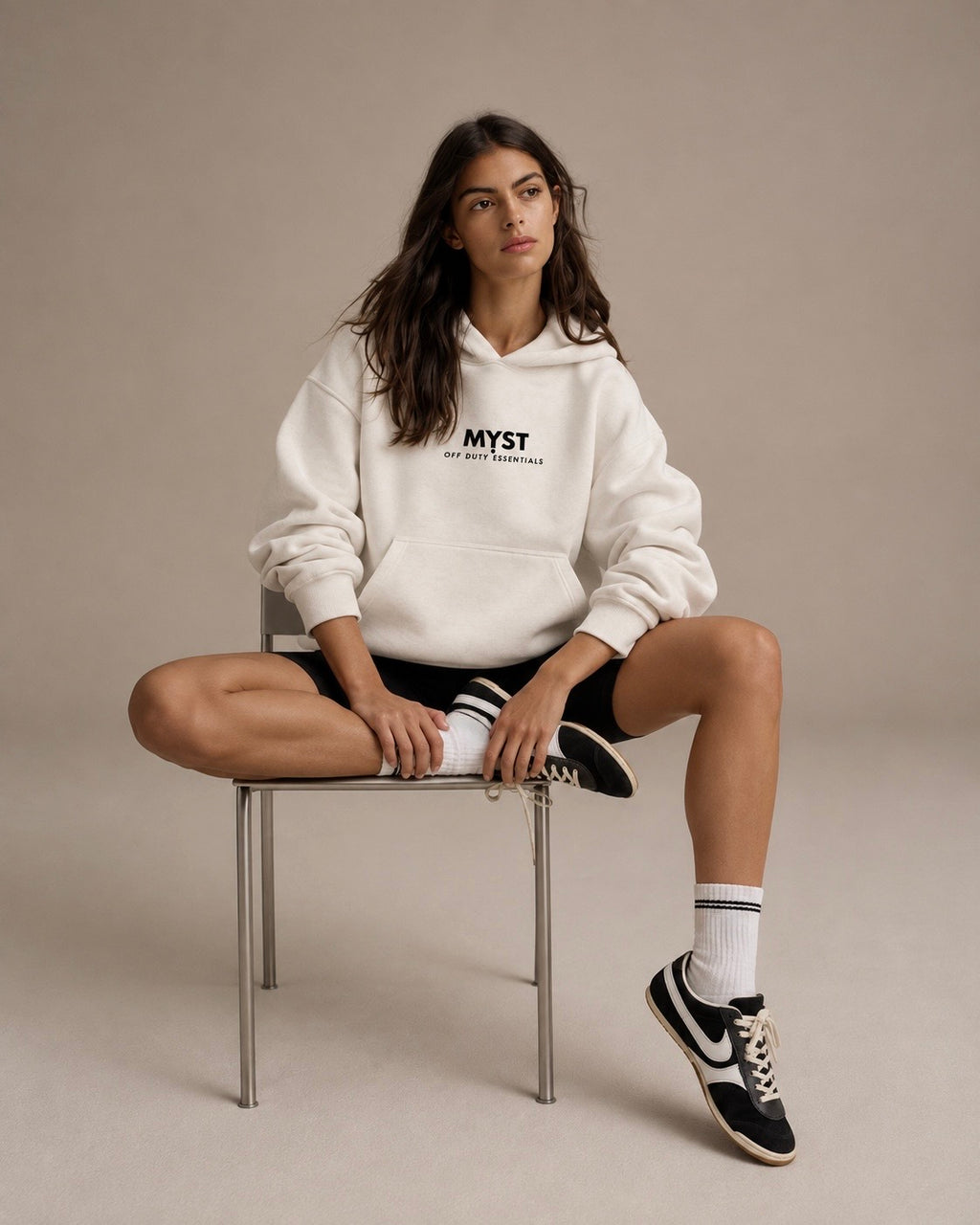 Not You Again — Cream Hoodie