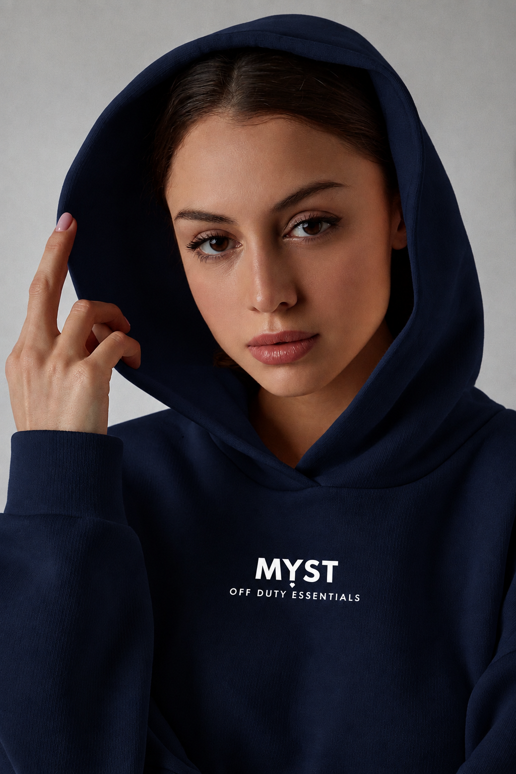 Offline Looks Better – Navy Hoodie